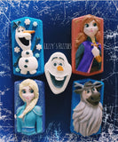 Snow Queen characters bath bombs