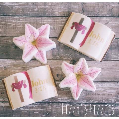 Lily Flower or bible bath bomb