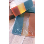 Active charcoal, turmeric and aloe vera soap