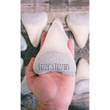 Shark tooth bath bomb