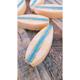 Surf board bath bomb