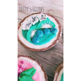 Coconut fruit bowl bath bomb