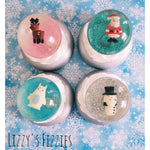 Snow globe bath bomb