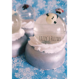 Snow globe bath bomb