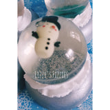 Snow globe bath bomb