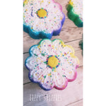 Spring flower bath bomb