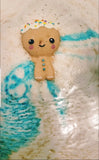 Gingerbread boy and girl bath bombs set