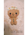 Gingerbread boy and girl bath bombs set